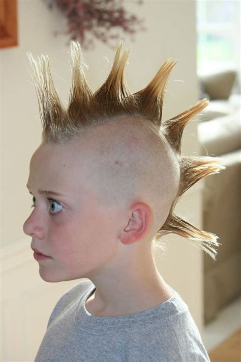 Boy With Mohawk Haircut