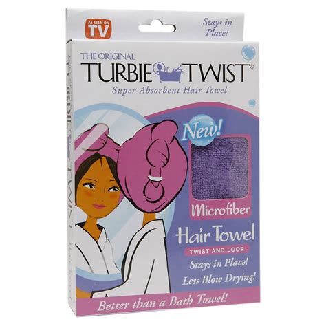 Turbie Twist Microfiber Super Absorbent Hair Towel Walgreens