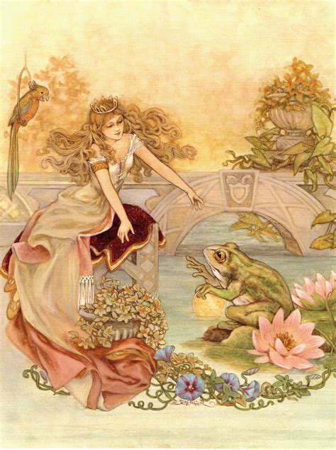 The Frog Prince Fairytale Art Fairytale Illustration Frog Illustration