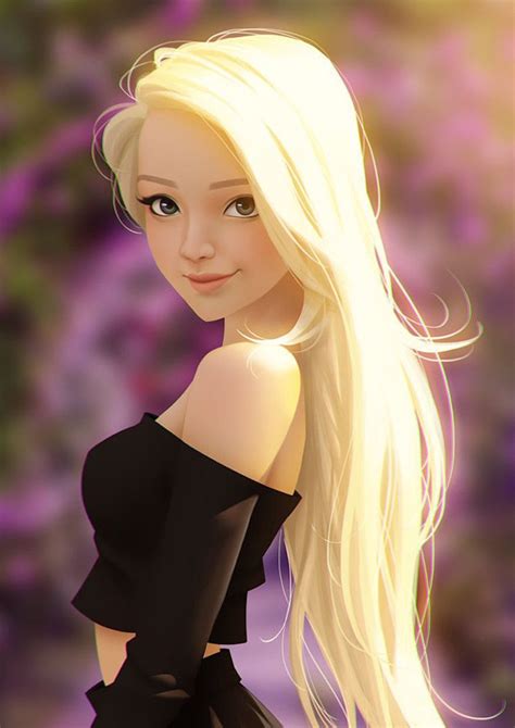 Blonde By Rafael De Guzman Artist Anime Art Girl Digital Art Girl Art Girl