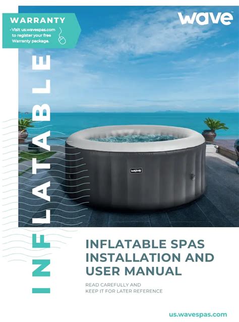 Wave Atlantic 2 4 Person Round Inflatable Hot Tub Manual Itsmanual