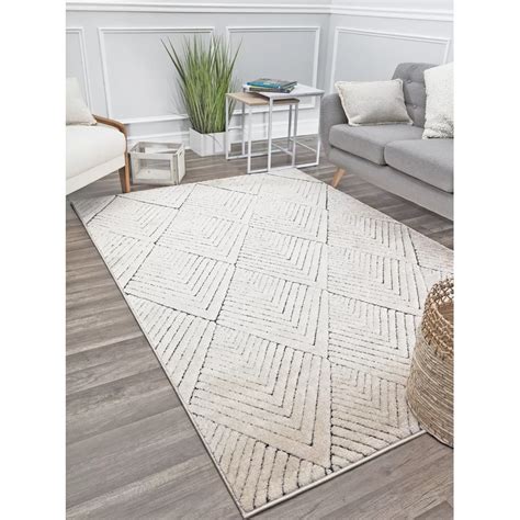 Cosmoliving By Cosmopolitan Chevron Ivory Area Rug And Reviews Wayfair