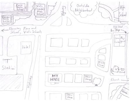 Draw A Neighborhood Map