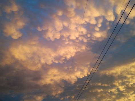Cumulonimbus Mamma Clouds Yesterday Morning Near Syracuse Ny Oc