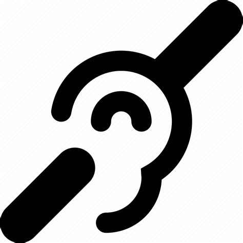 Deaf Icon Download On Iconfinder On Iconfinder