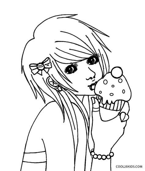 Emo Coloring Pages Az Coloring Pages