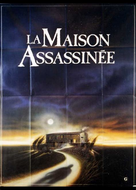 Poster MAISON ASSASSINEE LA Georges Lautner CINESUD Movie Posters