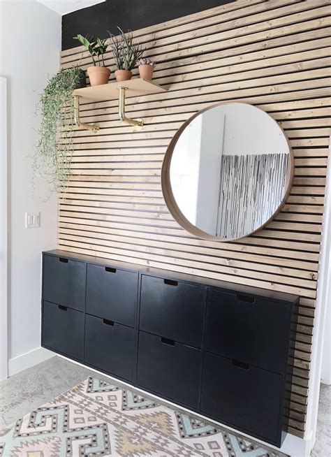 10 Modern Wood Slat Accent Wall Decoomo