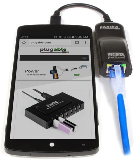 Plugable USB 2.0 OTG Micro-B to 10/100 Ethernet Adapter - Plugable ...