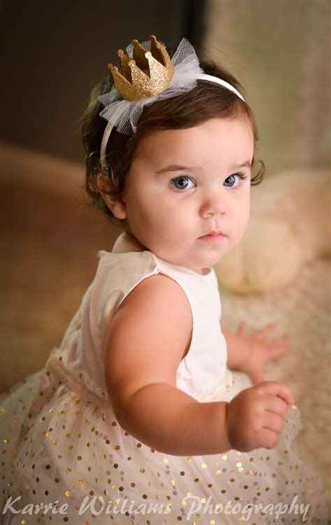 One Year Old Girl Birthday Photo Shoot Child Photography Christmas