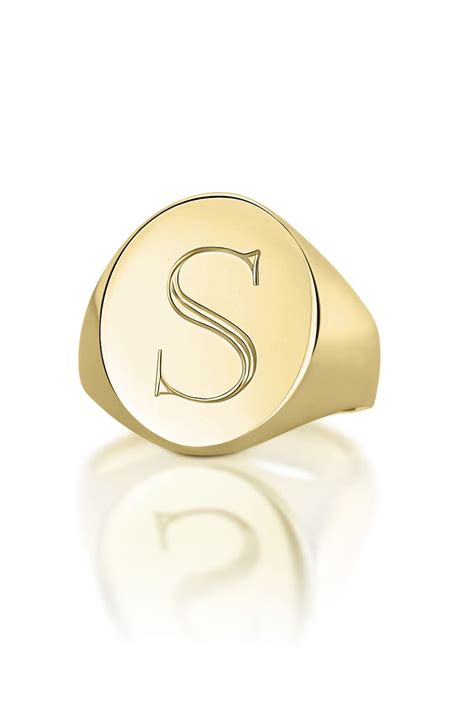13 best signet rings for women cute personalized initial rings