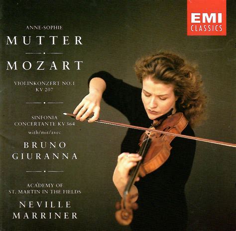 Club Cd Mozart Violin Concerto 1 Sinfonia Concertante Adagio In E For Violin And Orchestra