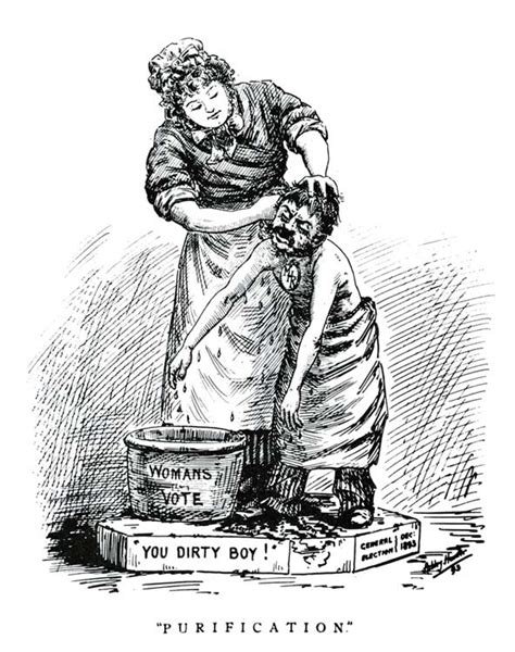 Purification Suffrage Cartoon Nzhistory New Zealand History Online