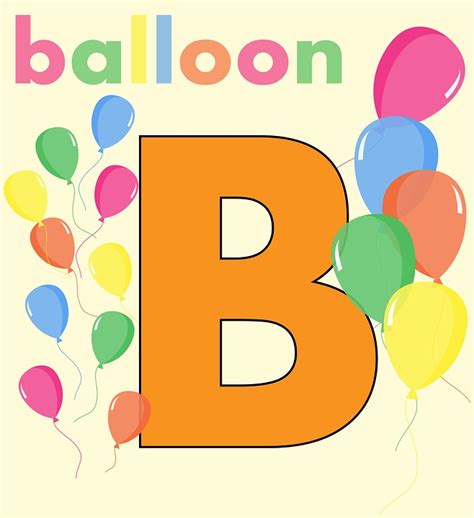 Balloons Colourful B Letter · Free Image On Pixabay