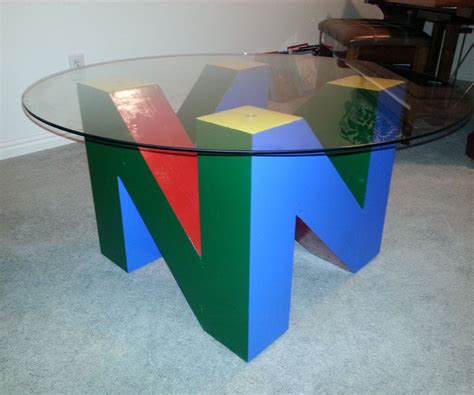 N Table The N64 Logo End Table