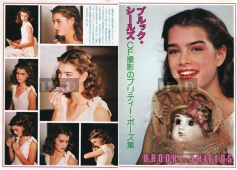 Brooke Shields Pretty Baby 1979 Jpn Picture Clipping 2 Sheets Njm 7