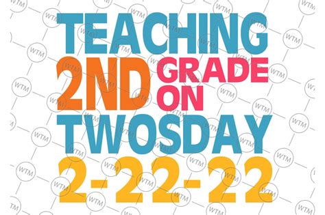 Twos Day Tuesday February Svg Teaching 2nd Grade On Twosday 2 22 2022