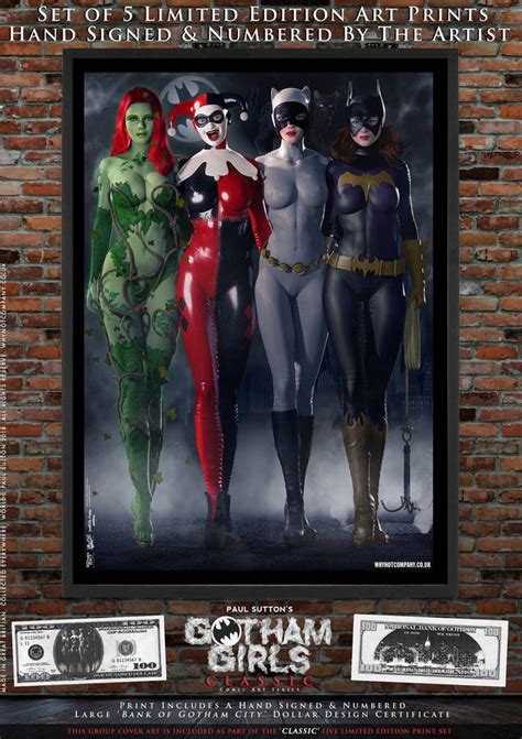 Gotham Girls Comic Series Classic Cover Art By Paulsuttonart Cover Art Gotham Girls Limited