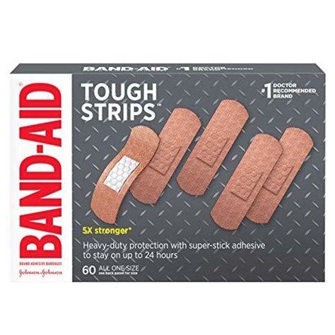 Band Aid Brand Tough Strips Adhesive Bandage For Minor Cuts And Scrapes