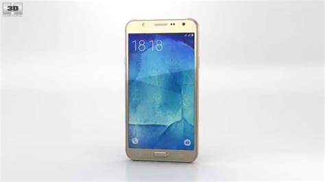 Samsung Galaxy J7 Gold By 3d Model Store Youtube