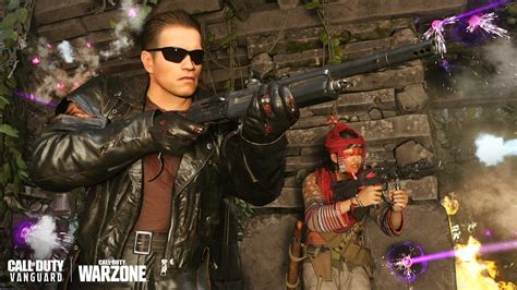 Cod Vanguard And Warzone Terminator Crossover Cosmetics Revealed In