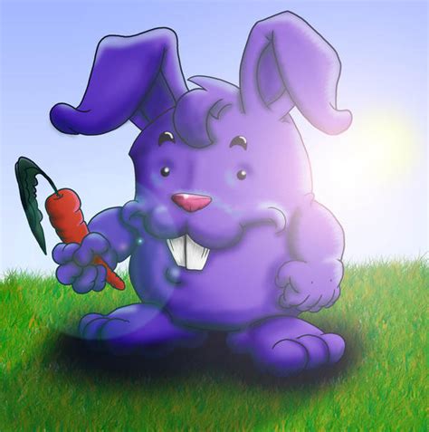 Little Purple Bunny Color By Dabigbadwolf On Deviantart