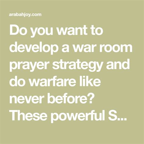 10 War Room Scriptures For Your War Room Prayer Strategy Prayer