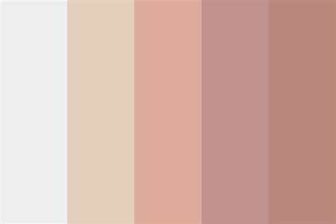 Dusty Pink Nude Color Scheme Color Palette