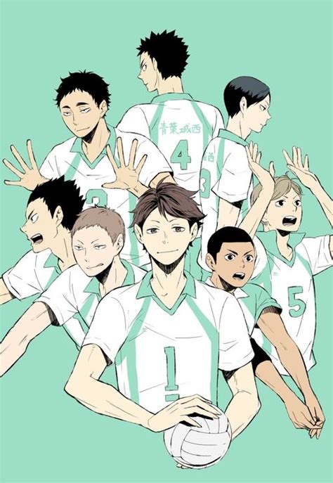 Aoba Johsai Highschool Volleyball Team Where The Great King Brings Out