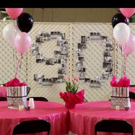 Get more great ideas at 90thbirthdayideas.com !. Used another idea I found on Pinterest! Enlarged & copied ...