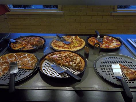 The pizza choices were adequate. The Traveling Housewife: Pizza Hut Lunch Buffet Review