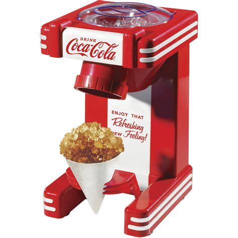 Nostalgia Rsm702coke Coca Cola Single Snow Cone Maker Red Walmart