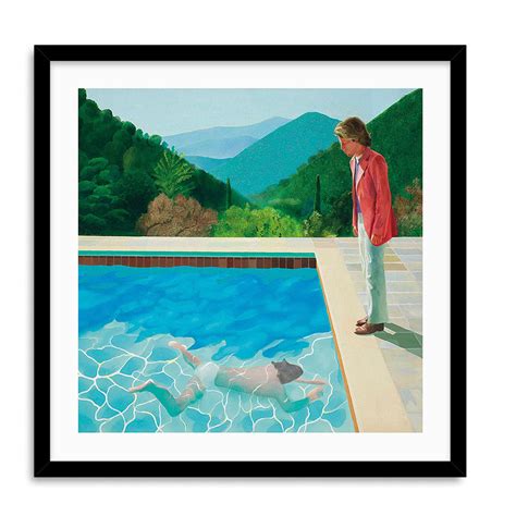 David Hockney Poster Portrait Of An Artist Pool With Two Figures