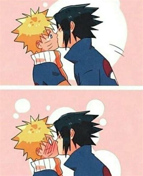 Yaoistyczne Obrazeczki Naruto And Sasuke Kiss Anime Naruto Shippuden
