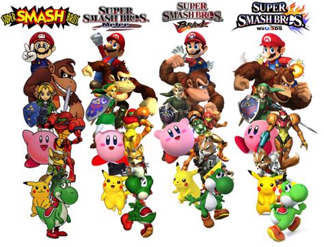 Evolution Of Super Smash Bros Mobiles Super Smash Bros Melee Nintendo