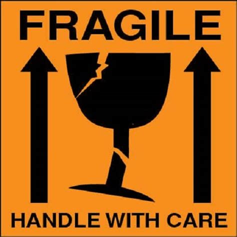 Fragile Handle With Care The Online Label Shop