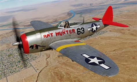 Usaaf 332nd Fg 100th Fs Tuskegee Airmen P 47d Rat Hunter