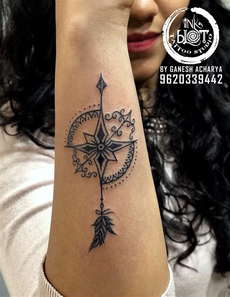 compass-with-arrow-tattoo-by-inkblot-tattoo-studio-arrow-tattoo,-tattoo-studio,-ink-blot