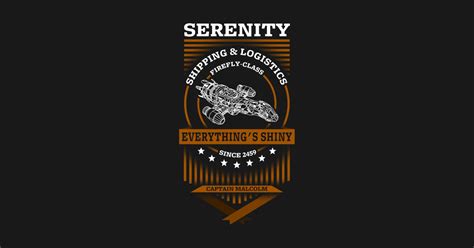 Serenity Shipping Firefly T Shirt Teepublic
