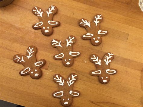 Probably you're referring to the caret symbol (^), which you can insert easily by pressing shift and 6 at the same time. My little upside down gingerbread men turned into reindeer ...