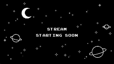 Animated Space Explorer Twitch Screens Stream Starting Soon Be Right