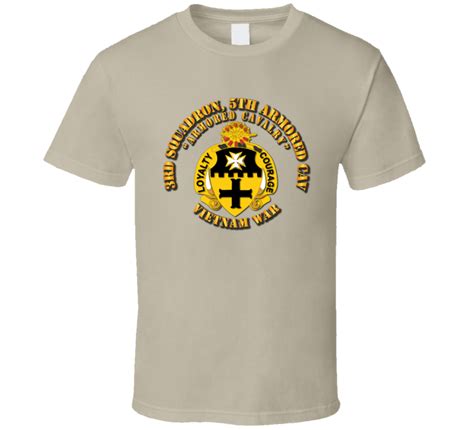 Army 3rd Squadron 5th Armored Cav Vietnam War T Shirt