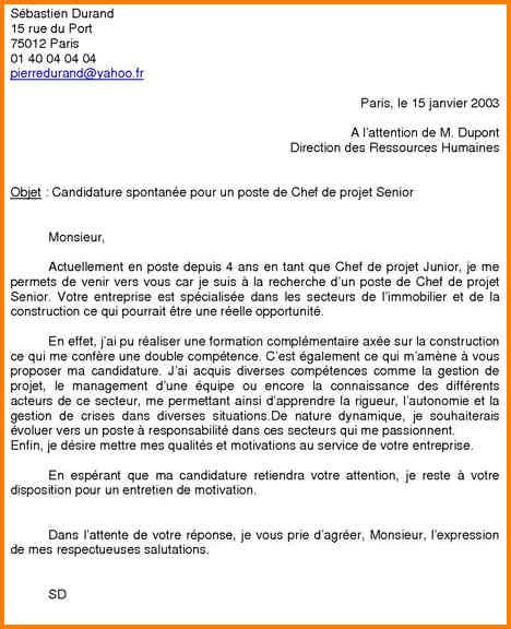We did not find results for: lettre de motivation type candidature spontanee gratuite ...