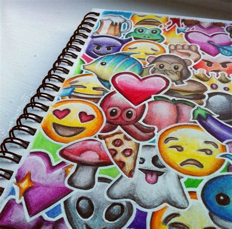 Emoji Drawing Drawings Doodle Art Cool Drawings