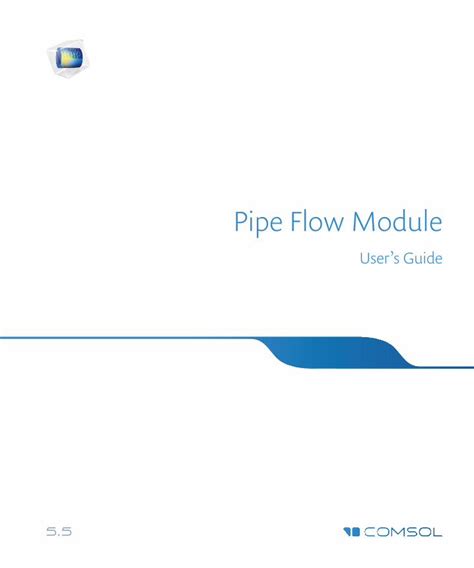 Pdf Pipe Flow Module Comsol Multiphysics Dokumentips
