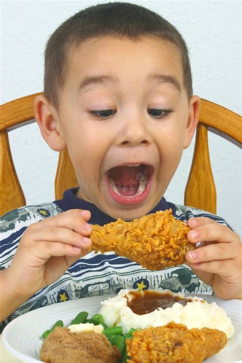 Fried Chicken Cooking In A Frying Pan Stock Image Image Of Gourmet