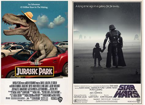 Artificial Intelligence Reimagines Famous Movie Posters Jurassic Park And Star Wars Included