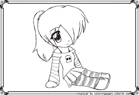 Anime People Coloring Page