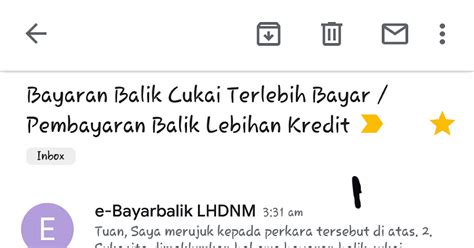 Bayaran balik cukai wujud apabila: Dapat semula bayaran balik lebihan cukai. Rezeki anak ...