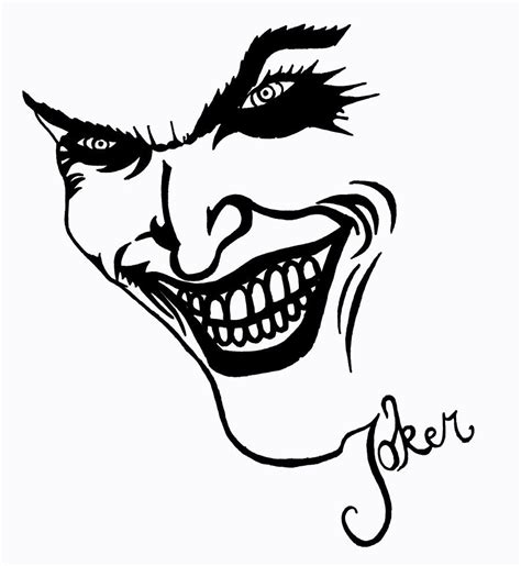 Joker Tattoo Drawings Drawings Of Joker Faces Joker Face Joker